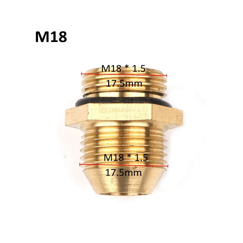 Латунный резьбовой водяной пистолет M18-M14 M22 1/2 дюйма быстрый соединитель