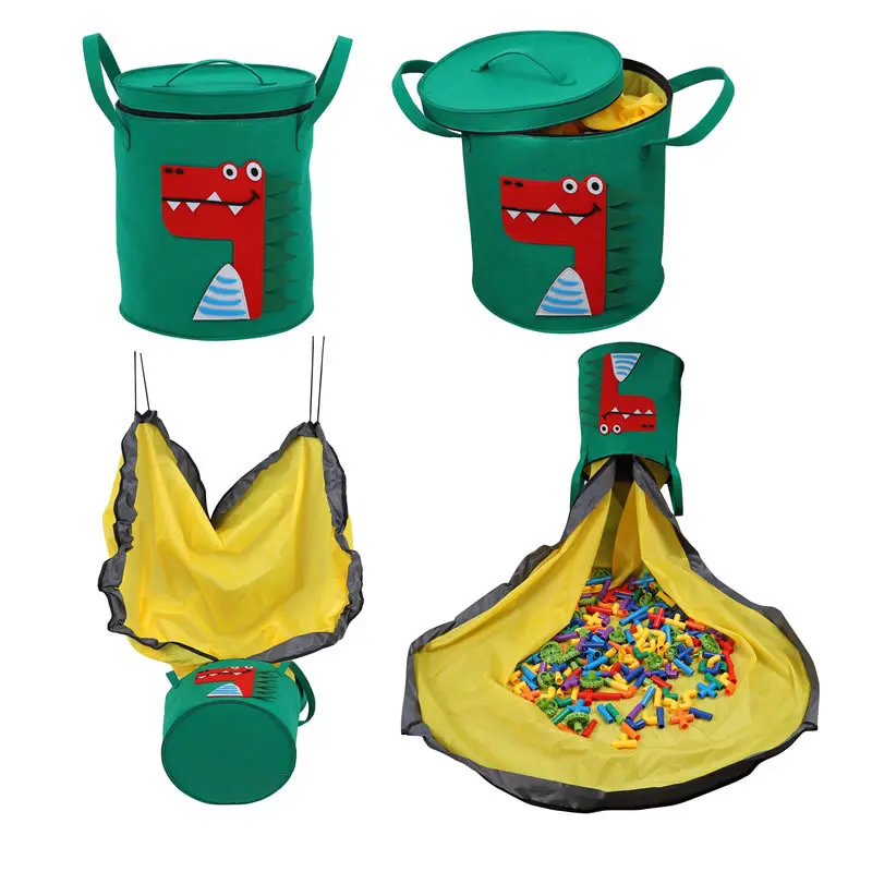 

1.5m Toy Organizer Pouch Kids Toy Storage Bag Storage Basket Child Toys Portable Integrated Waterproof Game Lego Toys Play Mat