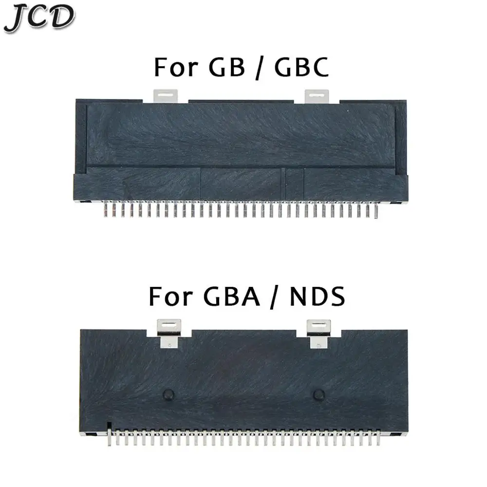 JCD 1PCS For GBA NDS slot 32pin game cartridge card slot connector adapter reader for GameBoy Color for GBC GB console