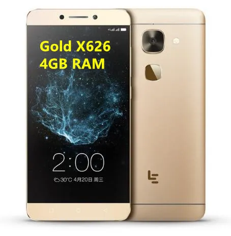 Letv LeEco Le 2X620X625X626 смартфон MTK Helio X20 Deca Core 3 ГБ ОЗУ 32 Гб ПЗУ 5," 1920x1080 отпечаток пальца LTE мобильный телефон - Цвет: Gold X626 4GB