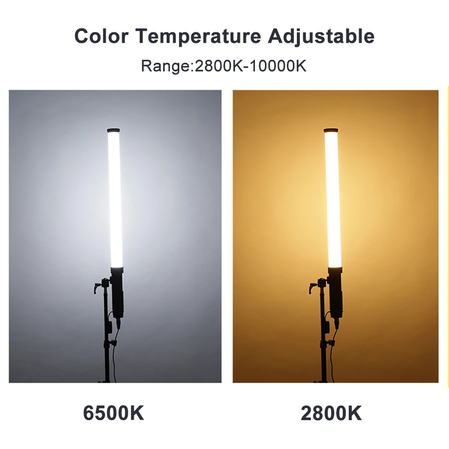 LS T2RGB ручной лед на палочке светодиодный видео свет RGB красочный профессиональный