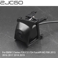 zjcgo ccd car front view parking logo camera night vision positive image for bmw 3 series f30 f31 f34 facelift m3 f80 20152019