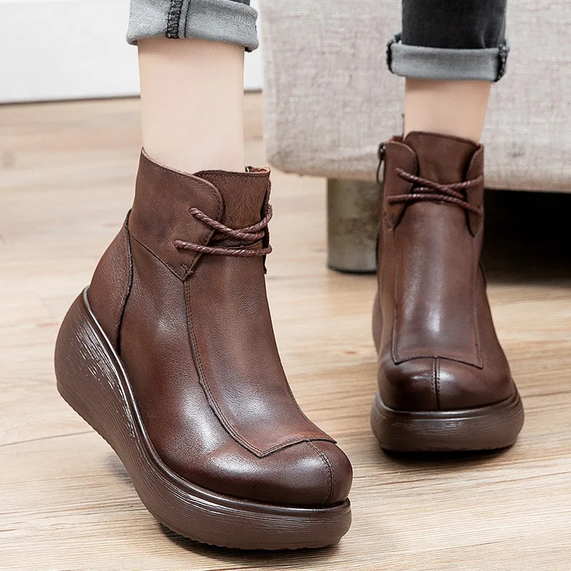 

New Women Boots Round Brand Winter Shoes Rubber Winter Winter Boots Women Breathable Style Women Boots Ladies Shoes Footwear