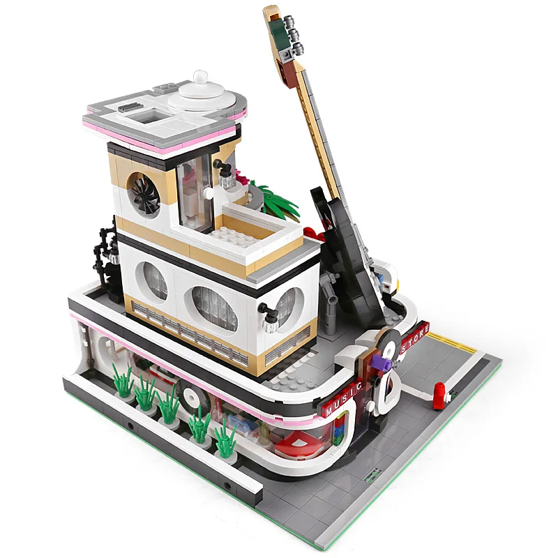 Форма King 16002 MOC уличная игрушка модель ботанический сад со светодиодной
