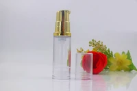 5ml clear airless bottle vacuum pump clear lid lotion emulsion serum sample eye essence skin care sprayer toner packing