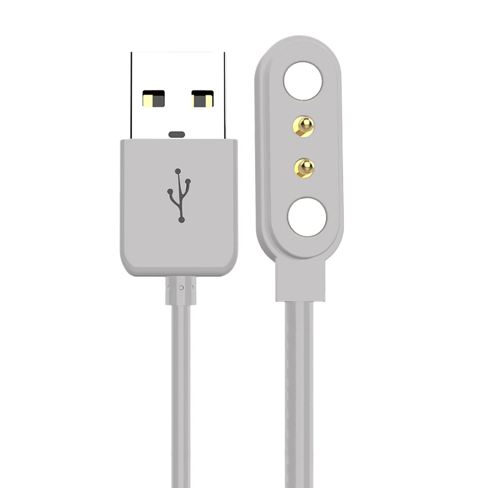 

Universal Smart Watch Charging Cable Adsorption Charging Data Cable For 2pin 2.84 Pitch Smartwatch Children Watches Helpful