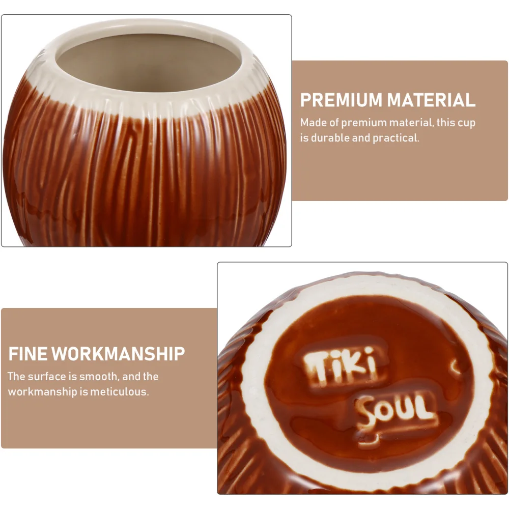 Керамическая чашка для бара дома ресторана креативная Кокосовая Коктейльная