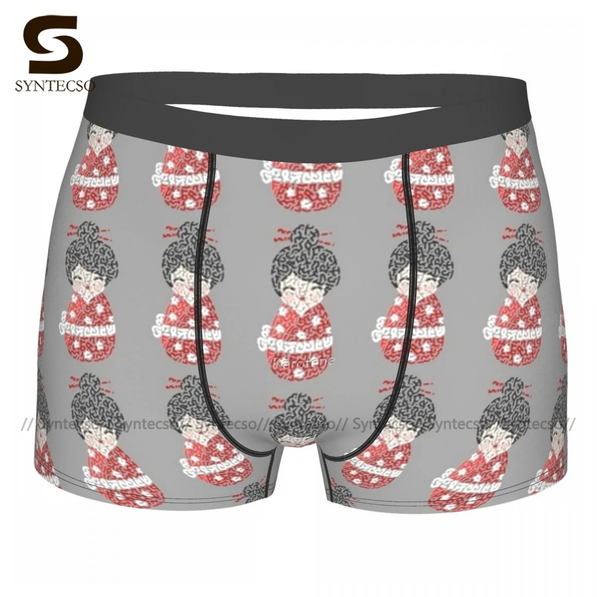 

Doll Underwear Print Polyester Sublimation Trunk Trenky Man Plain Boxer Brief