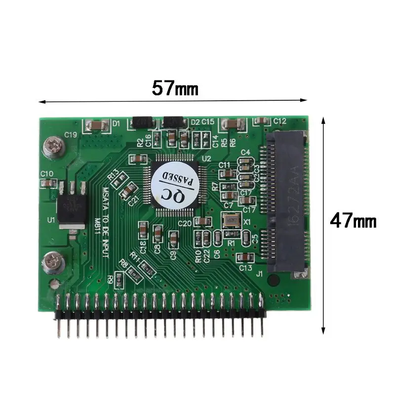 MSATA SSD жесткий диск для 44 Pin IDE конвертер адаптер 2 5 дюймов HDD ноутбука | Компьютеры и
