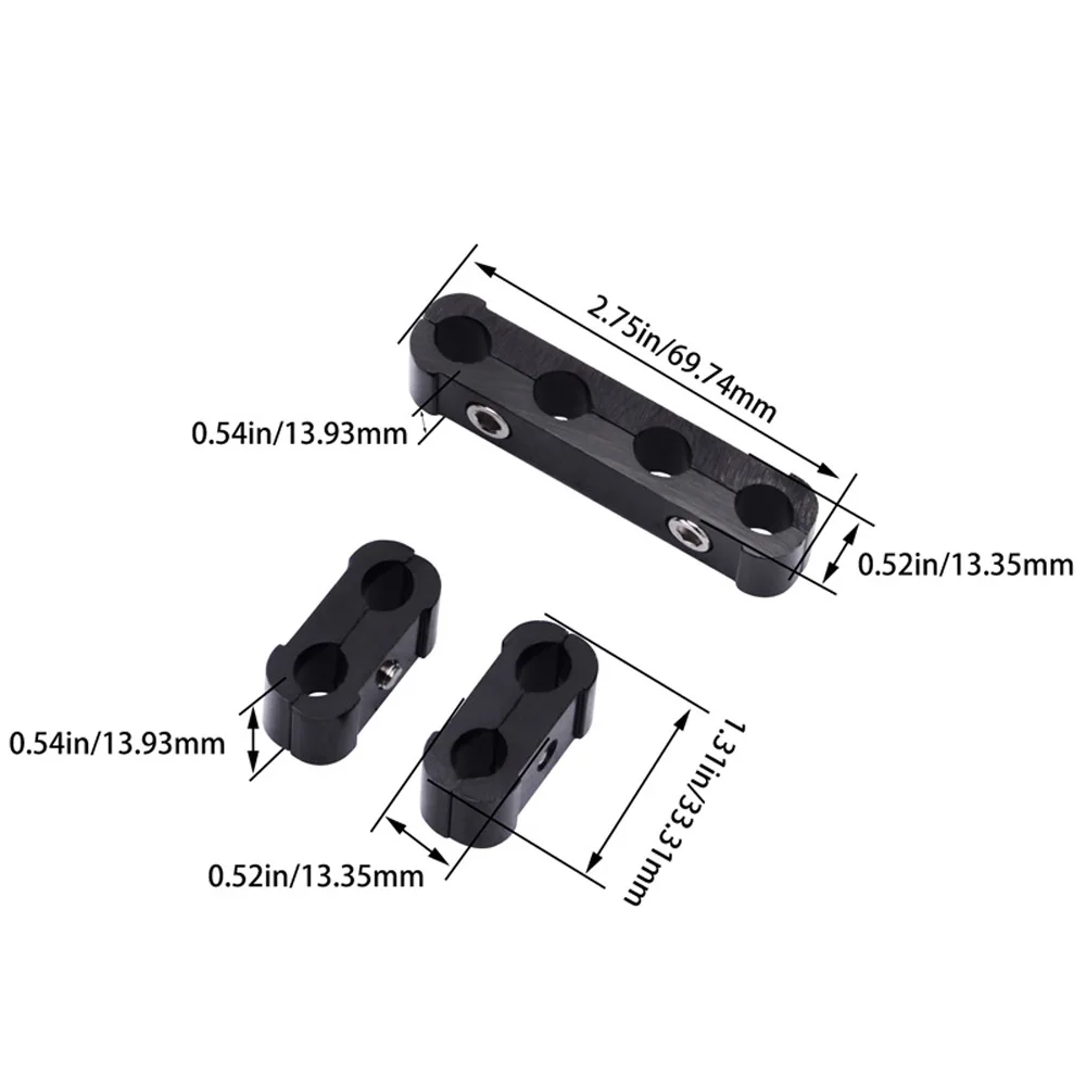 

Car Spark Plug Electrical Wire Separator Clamp Line Ignition Cable Clip Auto Decoration 3pcs For 8MM/9MM/10MM Car Accesssories