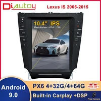android autoradio multimedia player tesla style vertical screen for lexus is 2005 2015 car navigation gps bluetooth radio