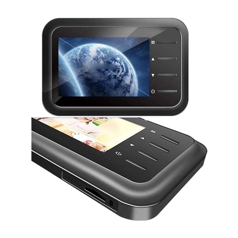 

Smart Cat Eyes, Visible Doorbell 2.4-inch IPS Screen Large Viewing Angle Supports Memory Expansion Large