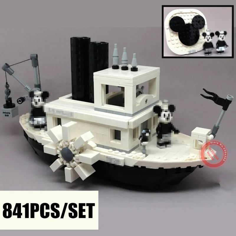 Steamboat Вилли фильмы серии строительные блоки Коэн барон идеи игрушки совместимы с bela 21317 фильм 2