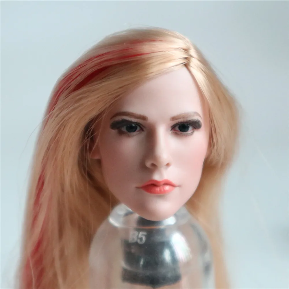 JXTOYS S-028 супер звезда Avril Lavigne голова лепить для 12 дюймов Phicen Tbleague Jiaoudoll фигурку DIY |