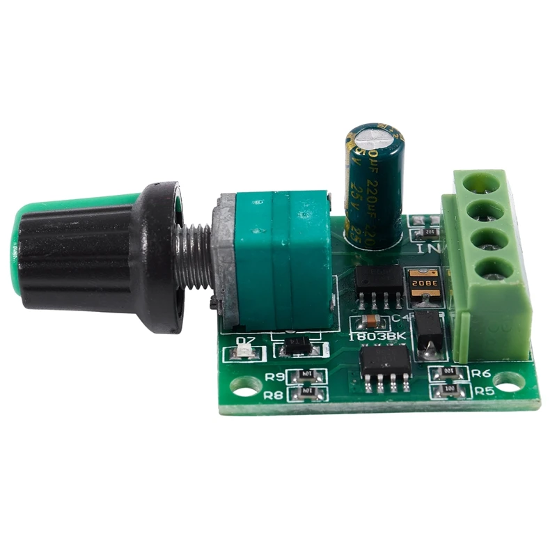 Контроллер скорости двигателя постоянный ток 1 8 В 3 в 5 6 12 2 А контроллер 30 Вт PWM 1803b