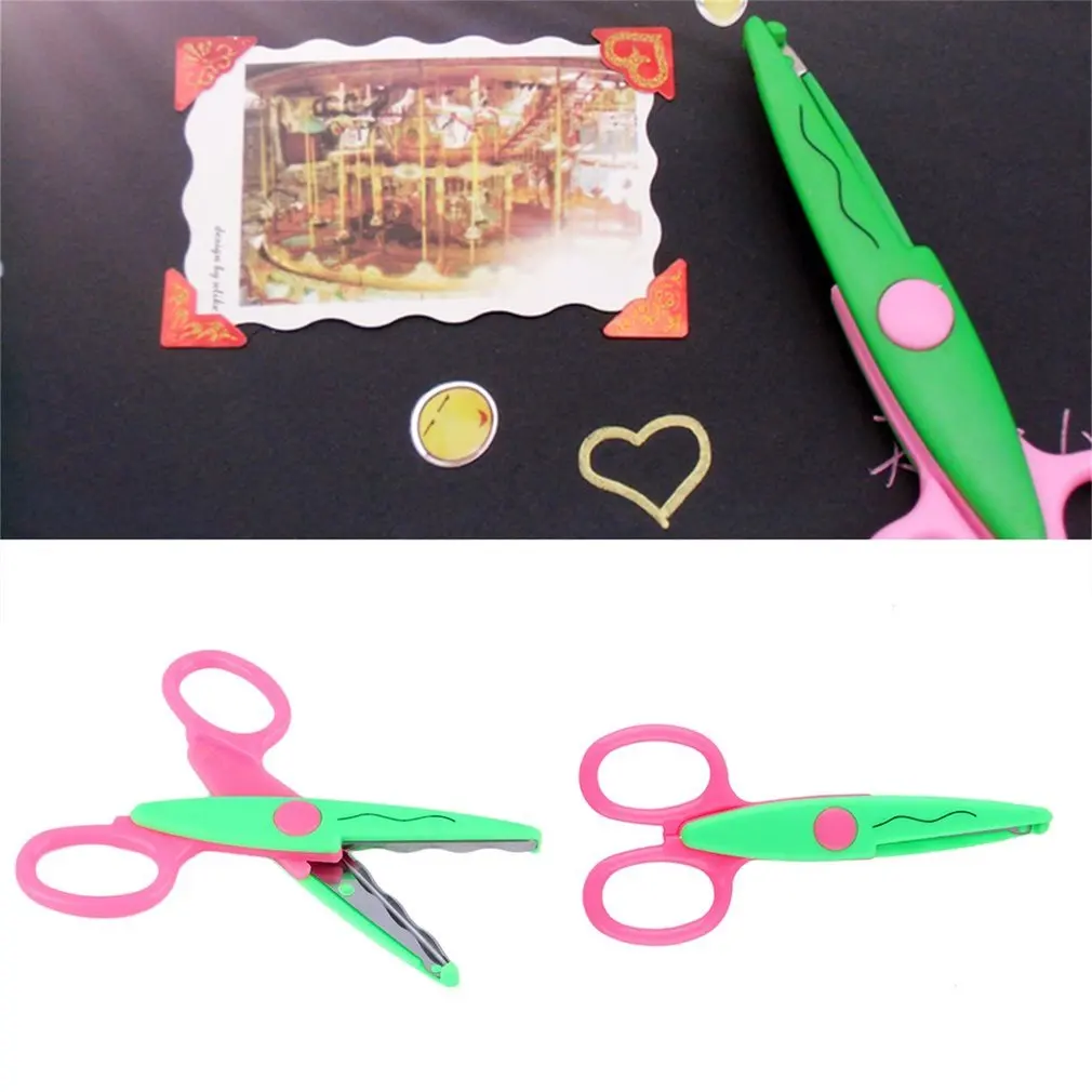 DIY фотоальбом ручной работы ремесло кружево ножницы для фото карты декоративные