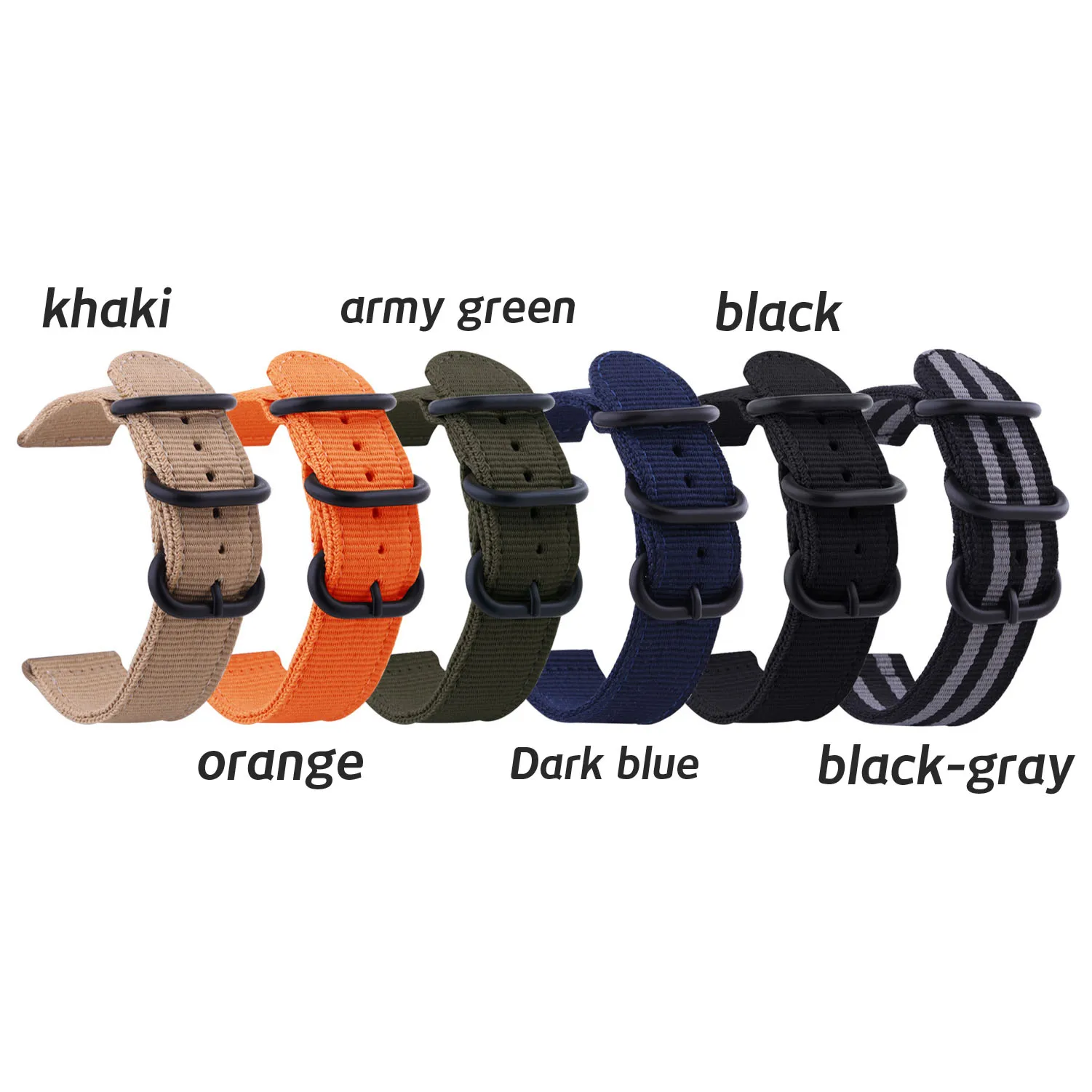 

Watch Band 18mm 20mm 22mm 24mm Nylon Knit Watch Strap for Samsung Gear S3 Sport Replacement Wristband for Amazfit MOTO with Pins