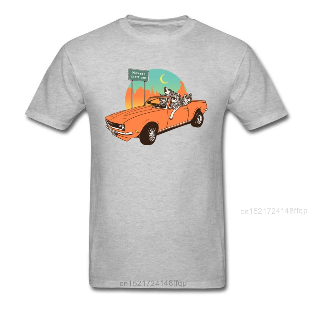 Мужская футболка с рисунком волков модная хипстерская из хлопка принтом волки