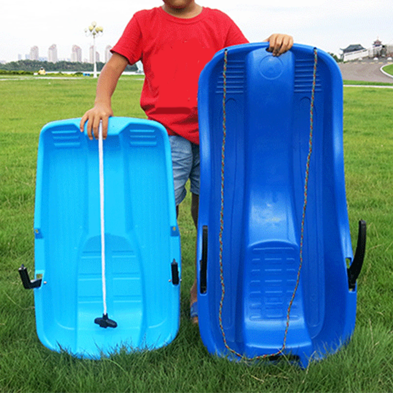 Спорт на открытом воздухе Пластик Лыжный Панели сани санки снег трава доска для