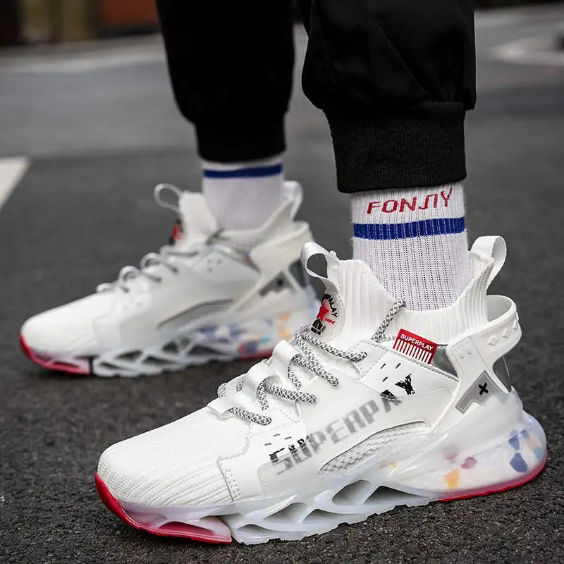 

Спортивные мужские беговые кроссовки, мужские Us 7 спорт для мужчин, эластичные мужские кроссовки на толстой подошве международного бренда д...