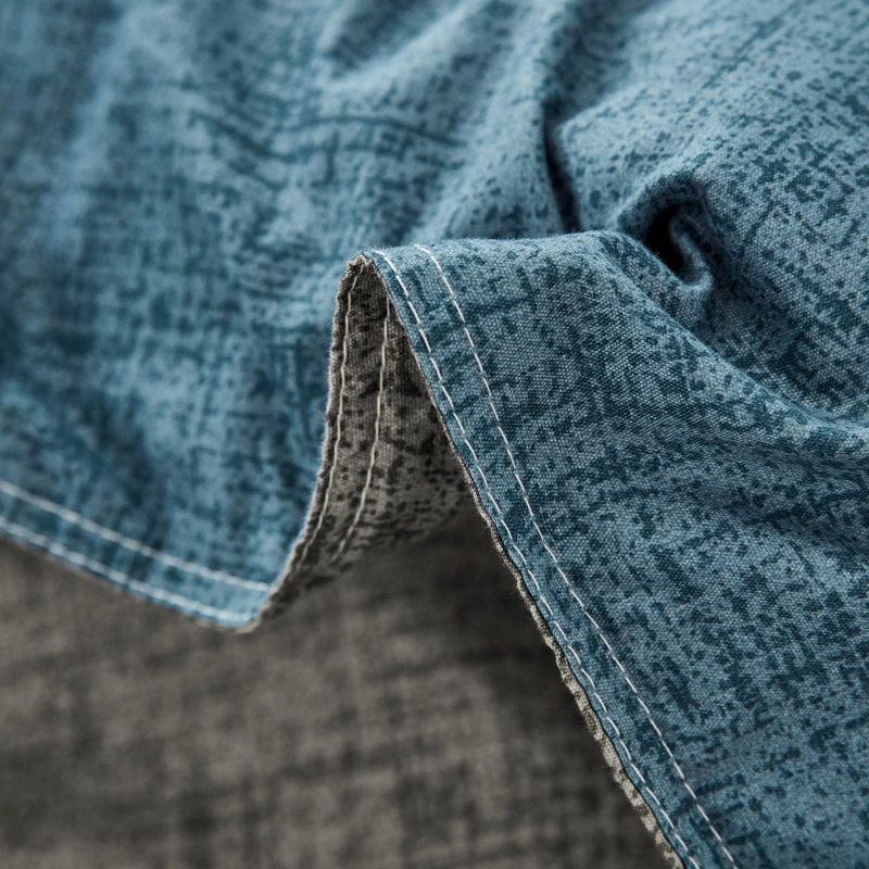 Домашний текстиль серо-голубой Семья 3-4 шт. Детский Комплект постельного белья