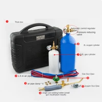 2l portable torch set refrigeration maintenance tool air conditioning copper pipe welding torch oxygen torch gas welding equipme