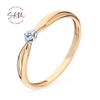 skm designer rings for women 14k rose gold vintage engagement wedding rings designer luxury fine jewelry