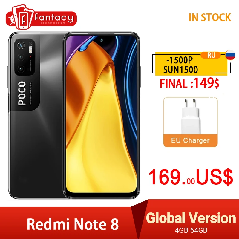 Смартфон глобальная версия POCO M3 Pro NFC Dimensity 700 Octa Core 90Hz 6,5