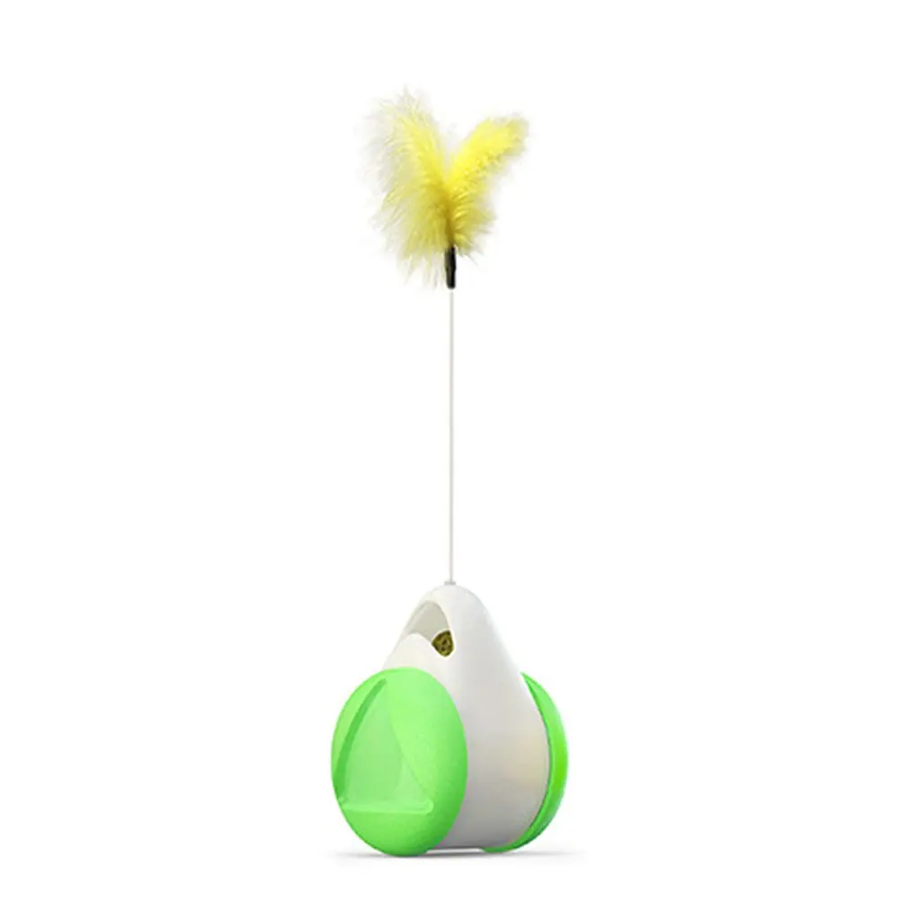

Pet Cat Toys Cats Kitten Puzzle Interactive Tumbler Swing Self Balance Chasing Toy With Catnip Pet Cat Accessories