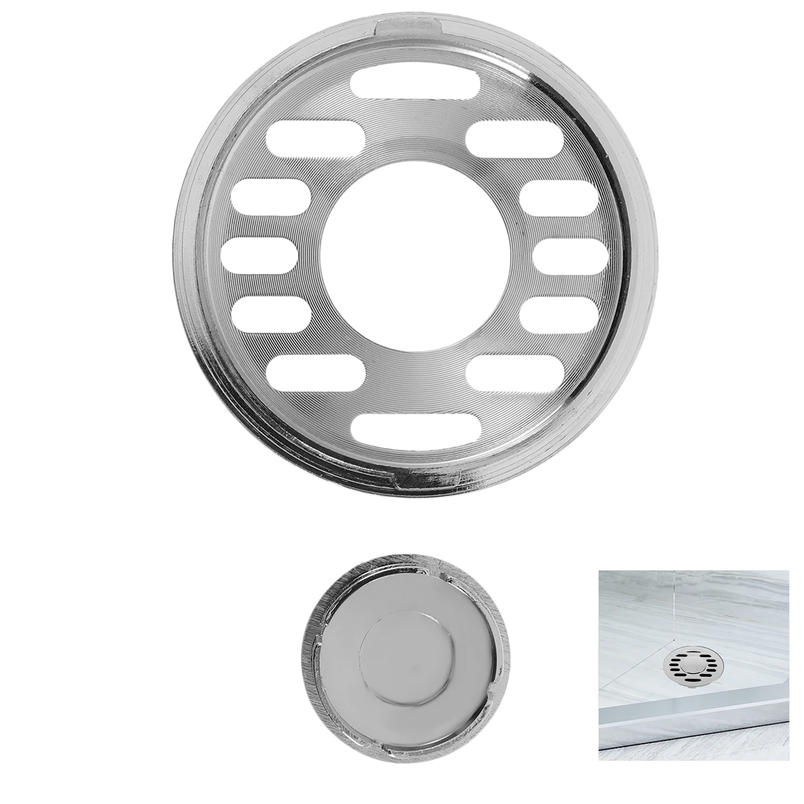 

Prevent Smell Insects Clogging Glossy Copper Sink Filter Detachable Sink Drain Cover Shower Sink Drain Strainer Bath Drain Cover