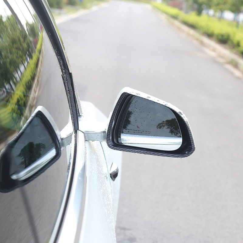 

Rearview Mirror Rain Eyebrow Cover Frame Trim Shield Visor for Tesla Model 3