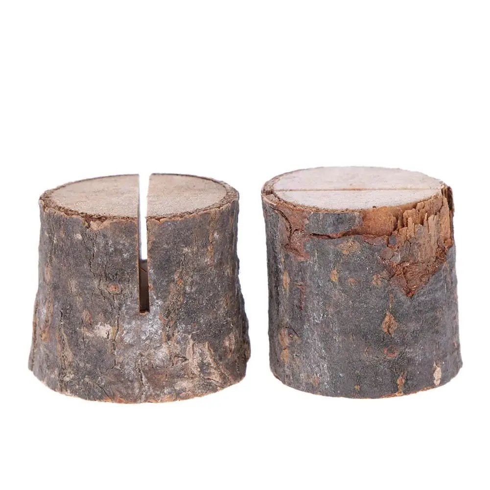 10 шт./компл. Оригинальный Деревянный ворс карточка с именем и местом подставка