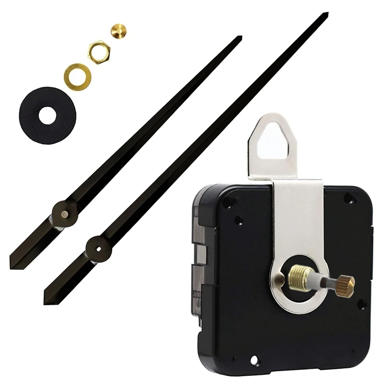 

High Torque Quartz Clock Movement Replacement Mechanism 13 Inch Long Hands for DIY Clock Repair Tool Parts Replacement