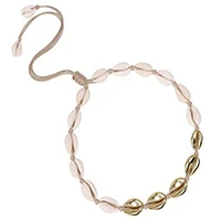 2019 натуральный ошейник из ракушек Женский в богемном стиле | Украшения и