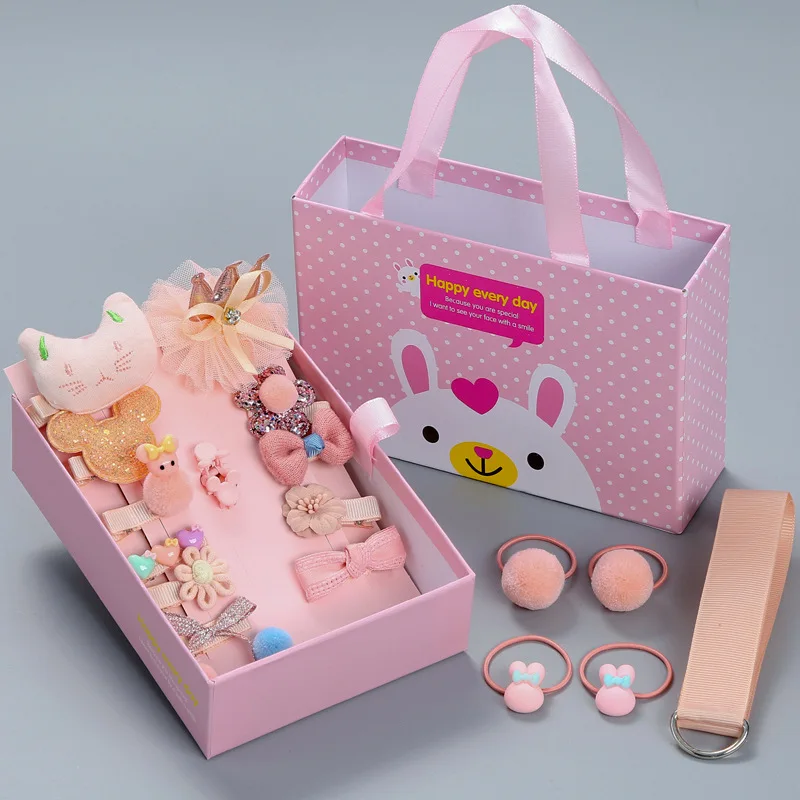 GY 18 шт./компл. дети девушка зажим для волос группа мультфильм Животные женские