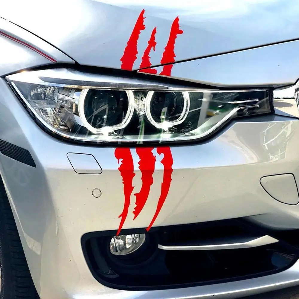 40 см х 12 автомобильная наклейка отражающие царапины полосатые следы украшение