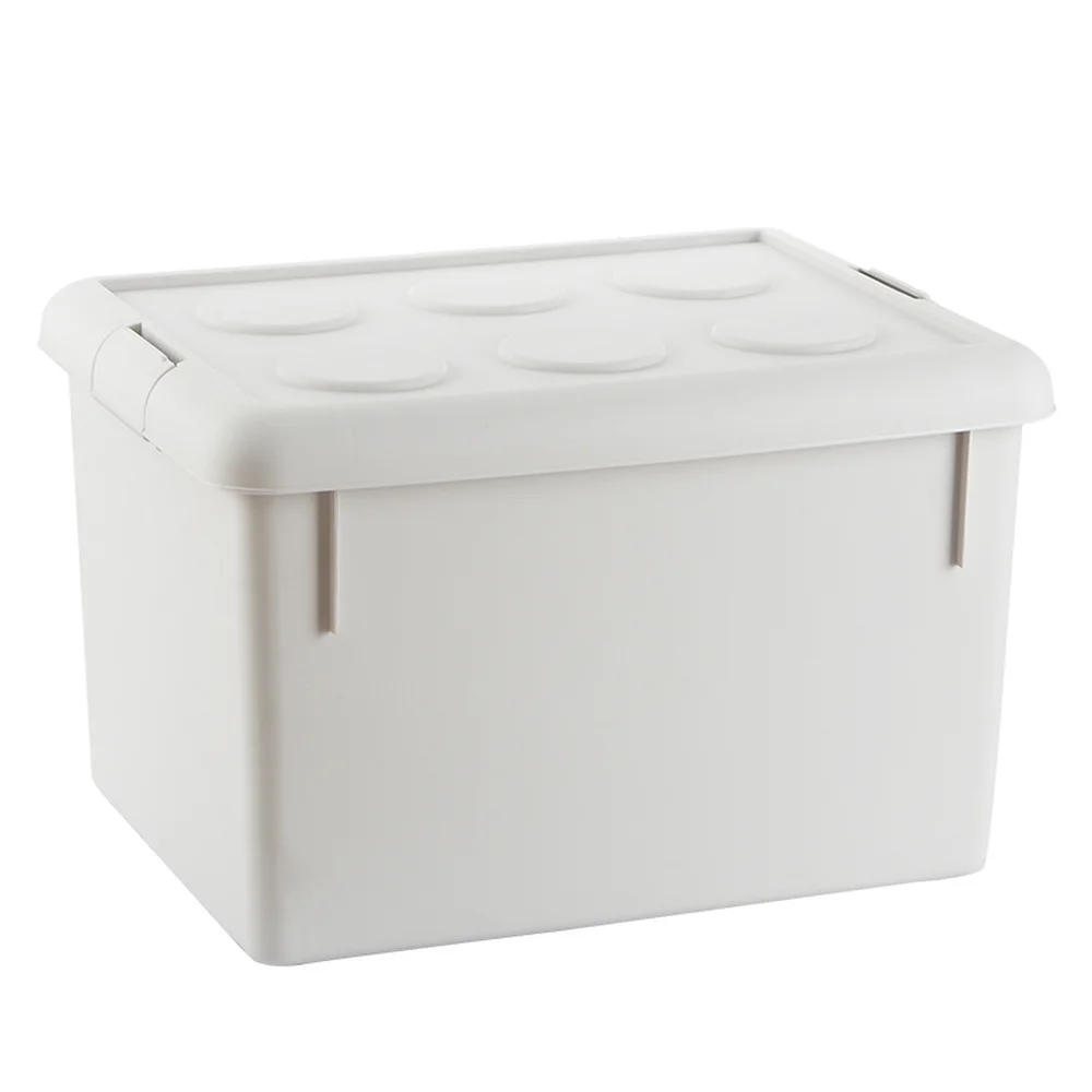 Очень большой Штабелируемый ящик для хранения игрушек пластиковый утолщенная