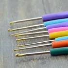 Маленькие мягкие резиновые вязанные крючком ручные швейные принадлежности Горячие крючки ручные вязанные иглы ручные вплетенные пряжа швейные инструменты оптом