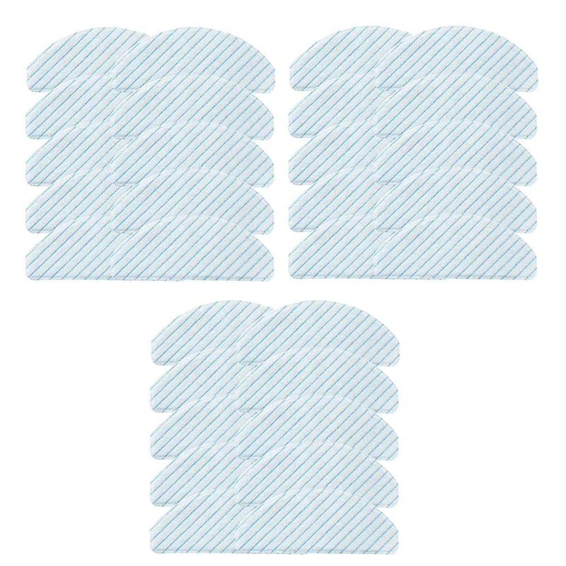 

30Pcs for Ecovacs Deebot Ozmo T8 Aivi T8 MAX Robot Vacuum Cleaner Disposable Powerful Cleaning Cloth Mop Cloth