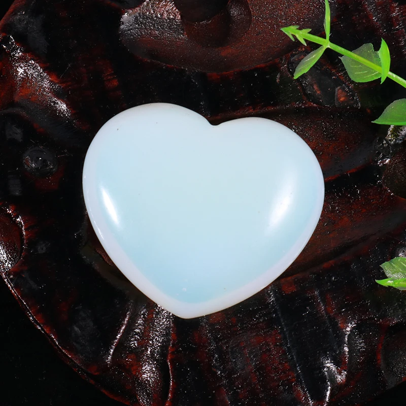 Бусины из синтетического опала в форме сердца 40 мм 1 шт. | Украшения и аксессуары