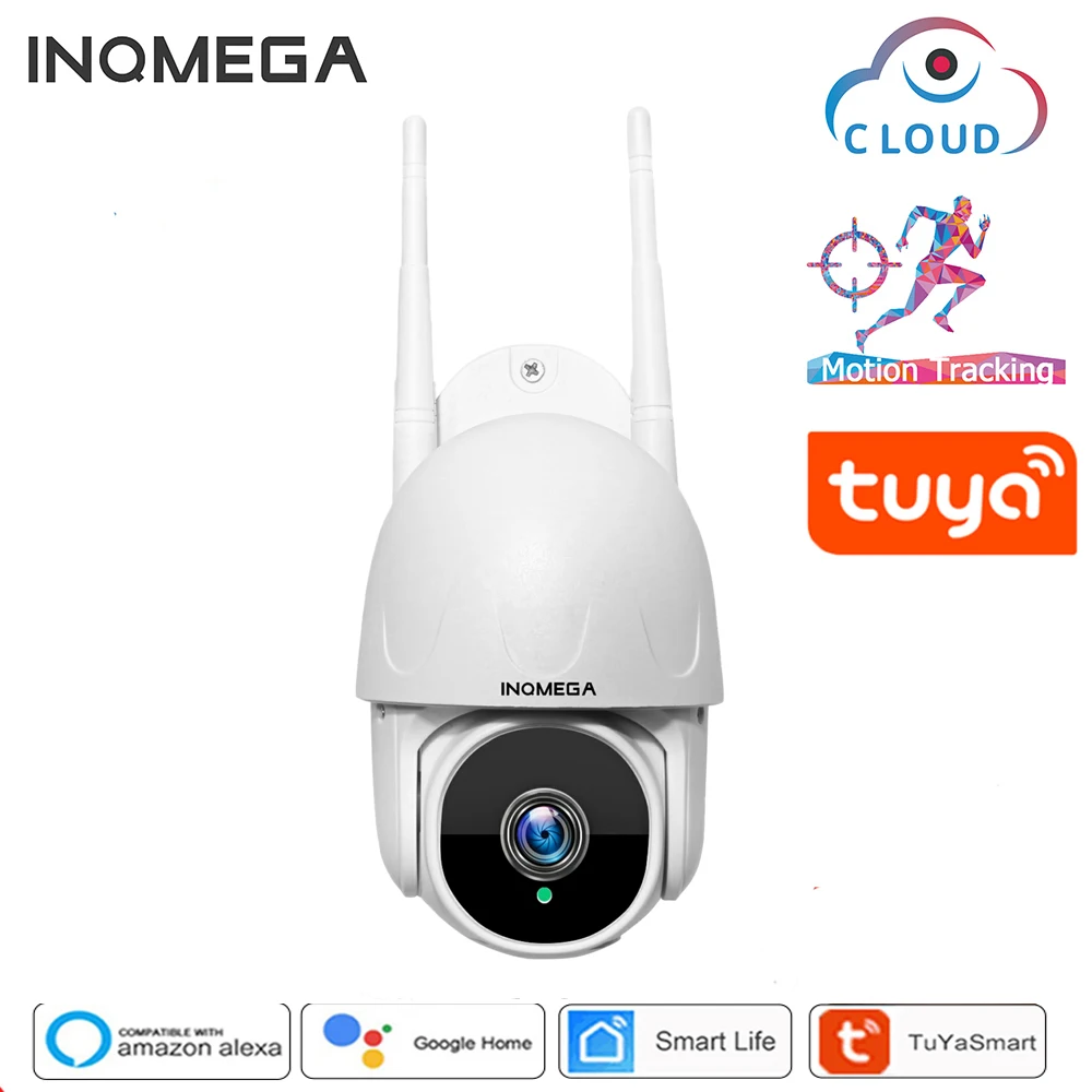 INQMEGA TUYA PTZ камера умного облака для наружного автоматического слежения 1080P IP Google