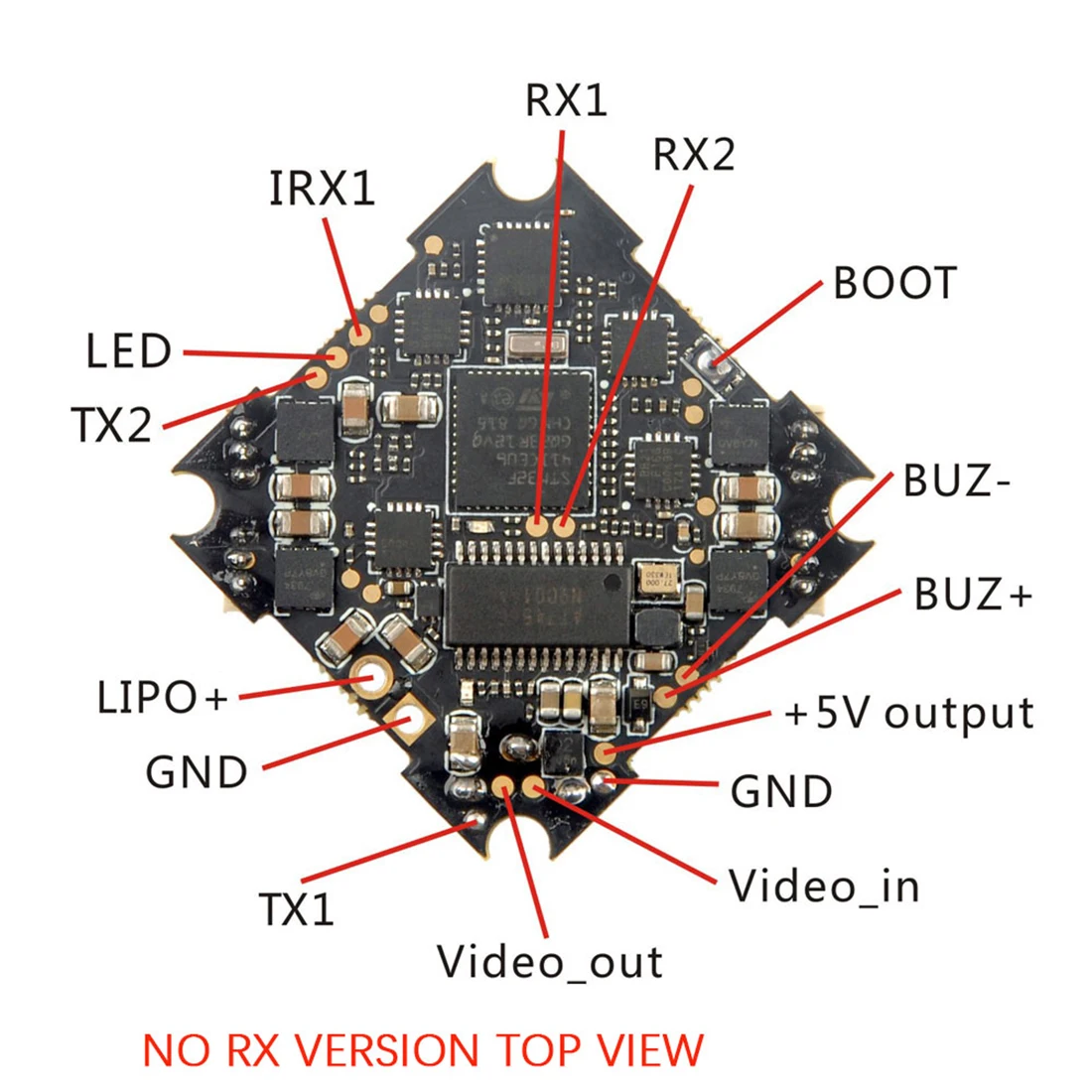 Happymodel F4 PRO V3.0 Контроллер полета BLHeli_S 10A 2-4S бесщеточный ESC для Frsky Flysky ресивера Cinecan 4K