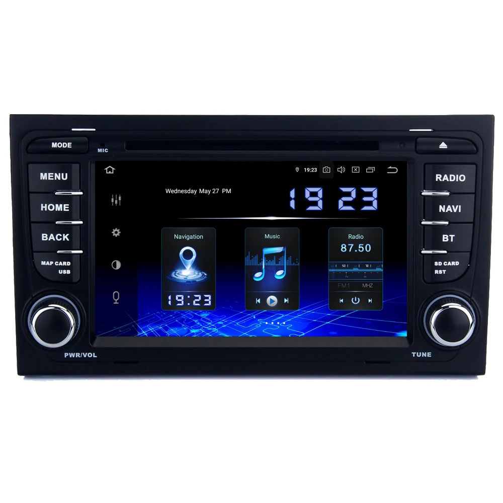 RoverOne для Audi A4 S4 RS4 8E 8F B6 B9 B7 RNS E Android 10 Авторадио автомобильный GPS Радио стерео