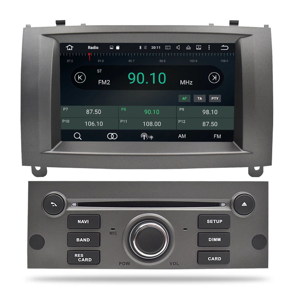 Автомобильный DVD плеер мультимедийная стерео система на Android 10 0 с 7 &quotэкраном GPS Wi