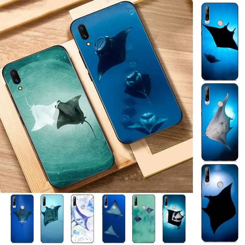 

Animal manta ray Phone Case for Huawei Y 6 9 7 5 8s prime 2019 2018 enjoy 7 plus