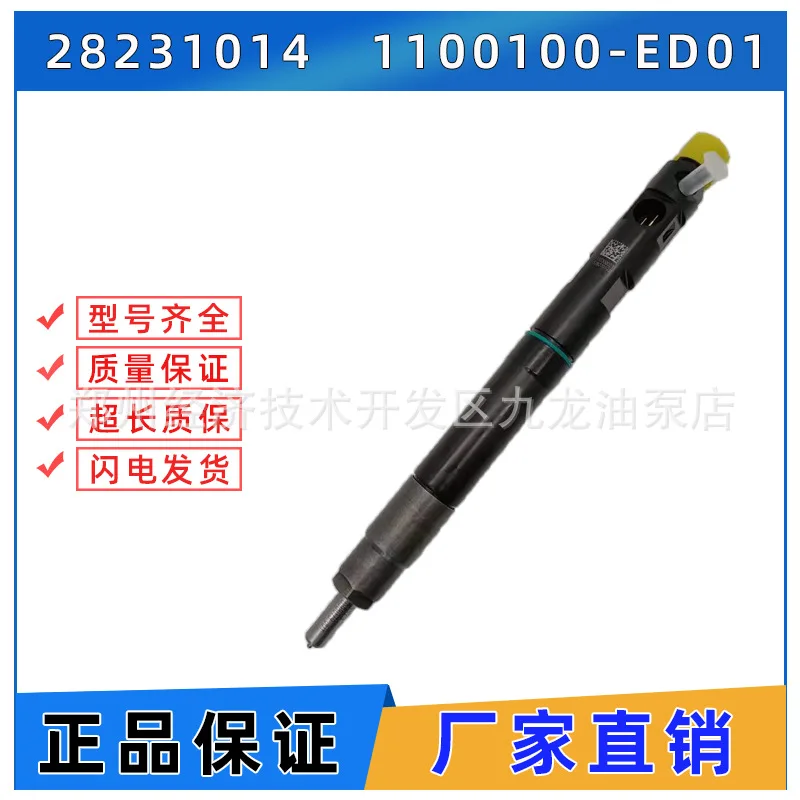 

Delphi common rail injector assembly: 1100100-ED01 28231014