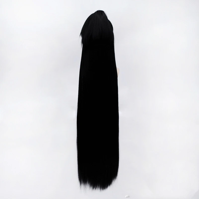 

(Alice-Wig 106) Heat Resistant Fiber Hairpiece Synthetic Hair Wig Anime Touken Ranbu Online Jiroutachi Black Long Cosplay Wig