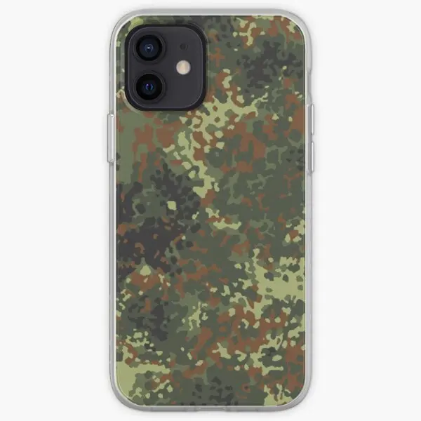 Flecktarn камуфляжный чехол для телефона настраиваемый iPhone X XS XR Max 5 5S 11 12 13 Pro Mini 6 6S 7 8