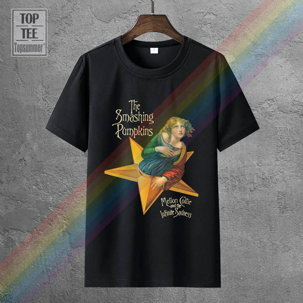 

The Smashing Pumpkins 'Mellon Collie And The Infinite Sadness' T Shirt Casual T Shirt Male Short Sleeve Pattern