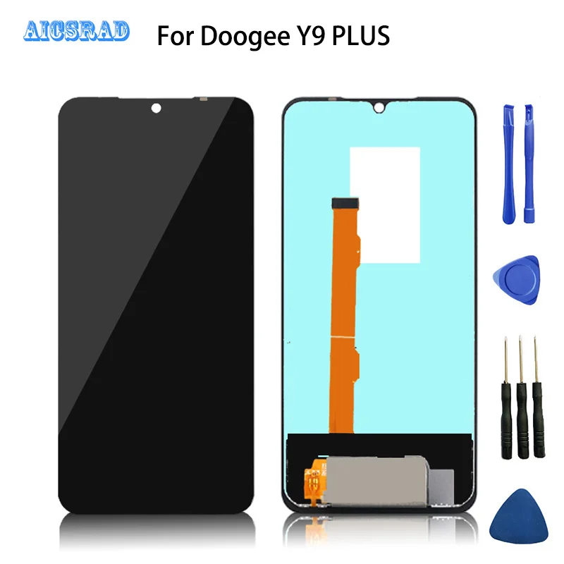 ЖК-дисплей KOSPPLHZ 6 3 ''Для Doogee y9 plus + сборка сенсорного экрана для doogee n20 детали